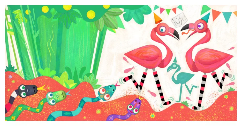 Las medias de los flamencos