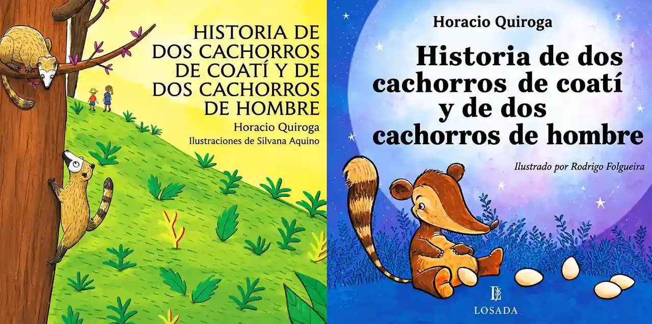 Historia de dos cachorros de coatí y de dos cachorros de hombre